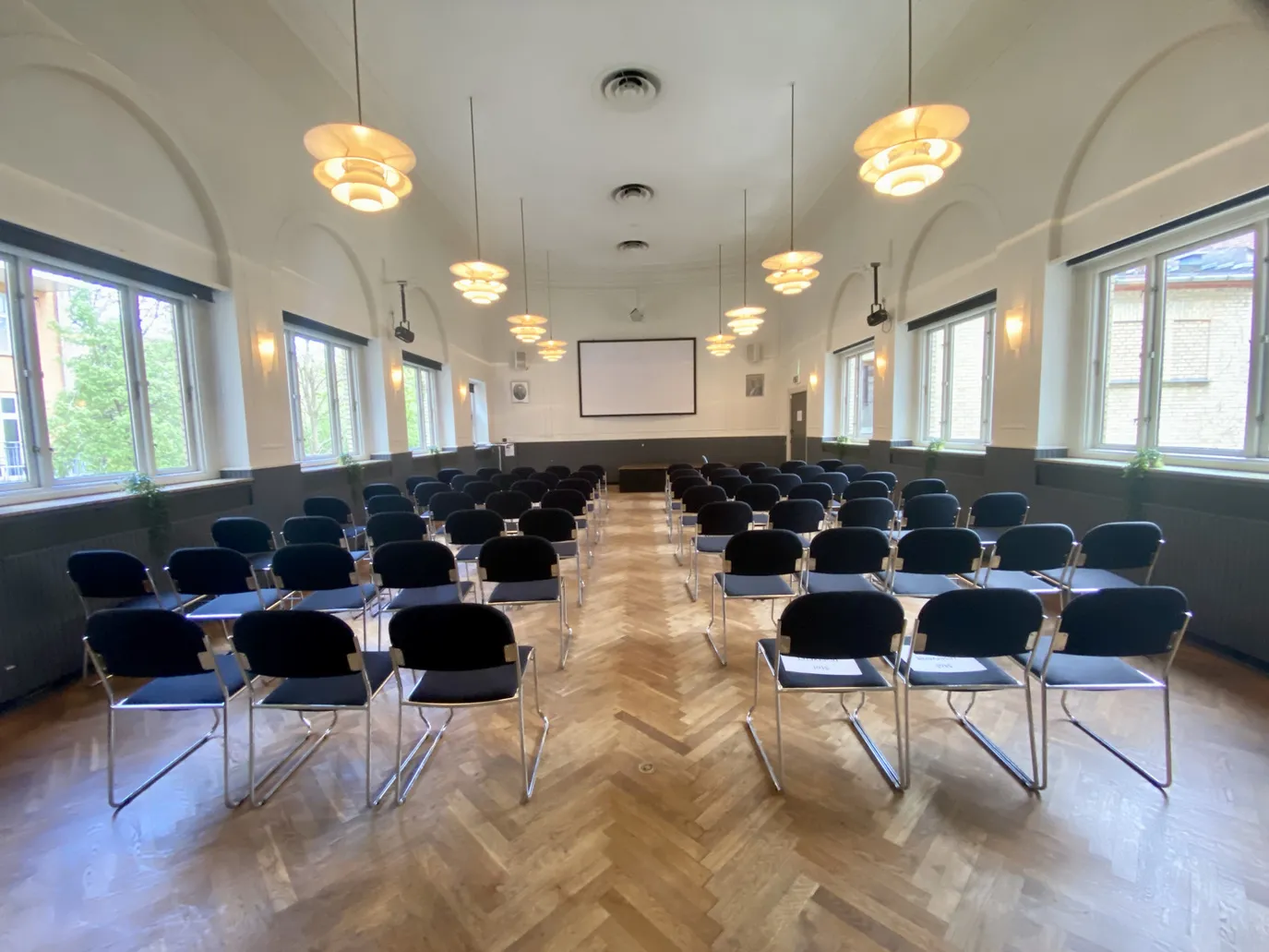 Festsalen opstilling