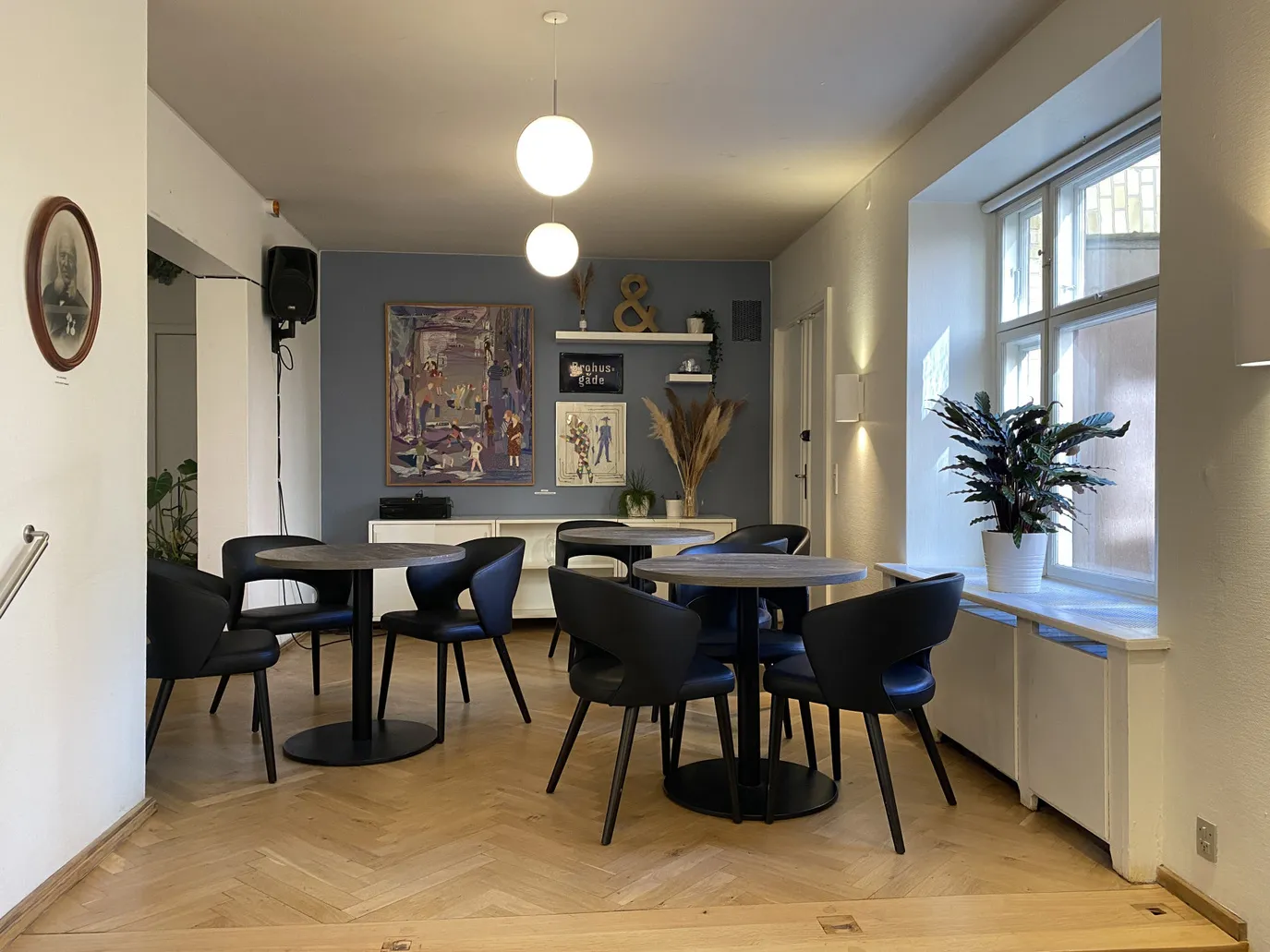 Søjlesalen opstilling